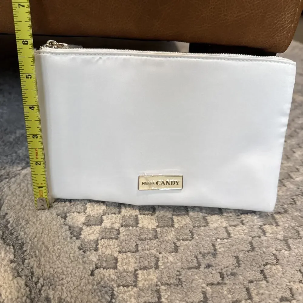 PRADA CANDY KISS Makeup Pouch Toiletry Case 2 pc snaps together